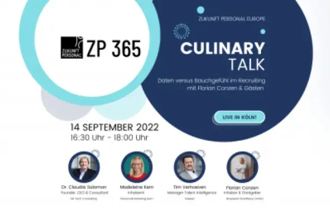 Teaser Culinary Talk – Zukunft Personal