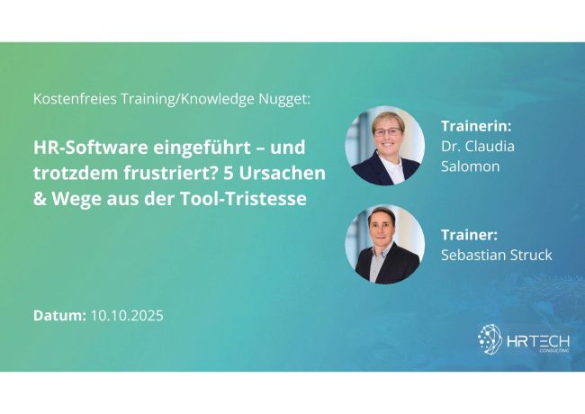 Teaser HR-Software eingeführt – und trotzdem frustriert? 5 Ursachen & Wege aus der Tool-Tristesse