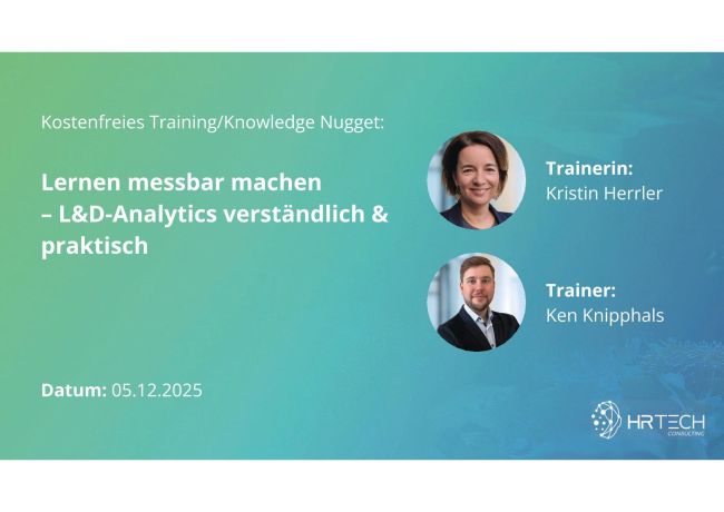 Teaser Lernen messbar machen – L&D-Analytics verständlich & praktisch