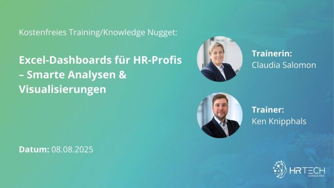 Teaser Excel-Dashboards für HR-Profis – Smarte Analysen & Visualisierungen